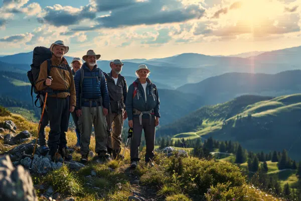 Randonnée pour seniors célibataires : rencontres et aventures en plein air