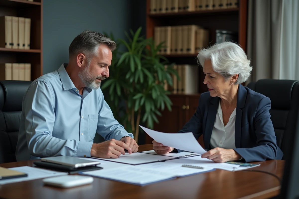 Consultation avec un notaire pour calculer la récupération de l'APA sur une succession familiale