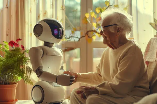 Robot assistant ElliQ pour seniors : autonomie et compagnie technologique