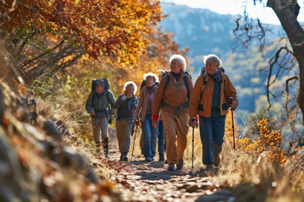 Randonnée pour célibataires seniors : rencontres et aventures en plein air