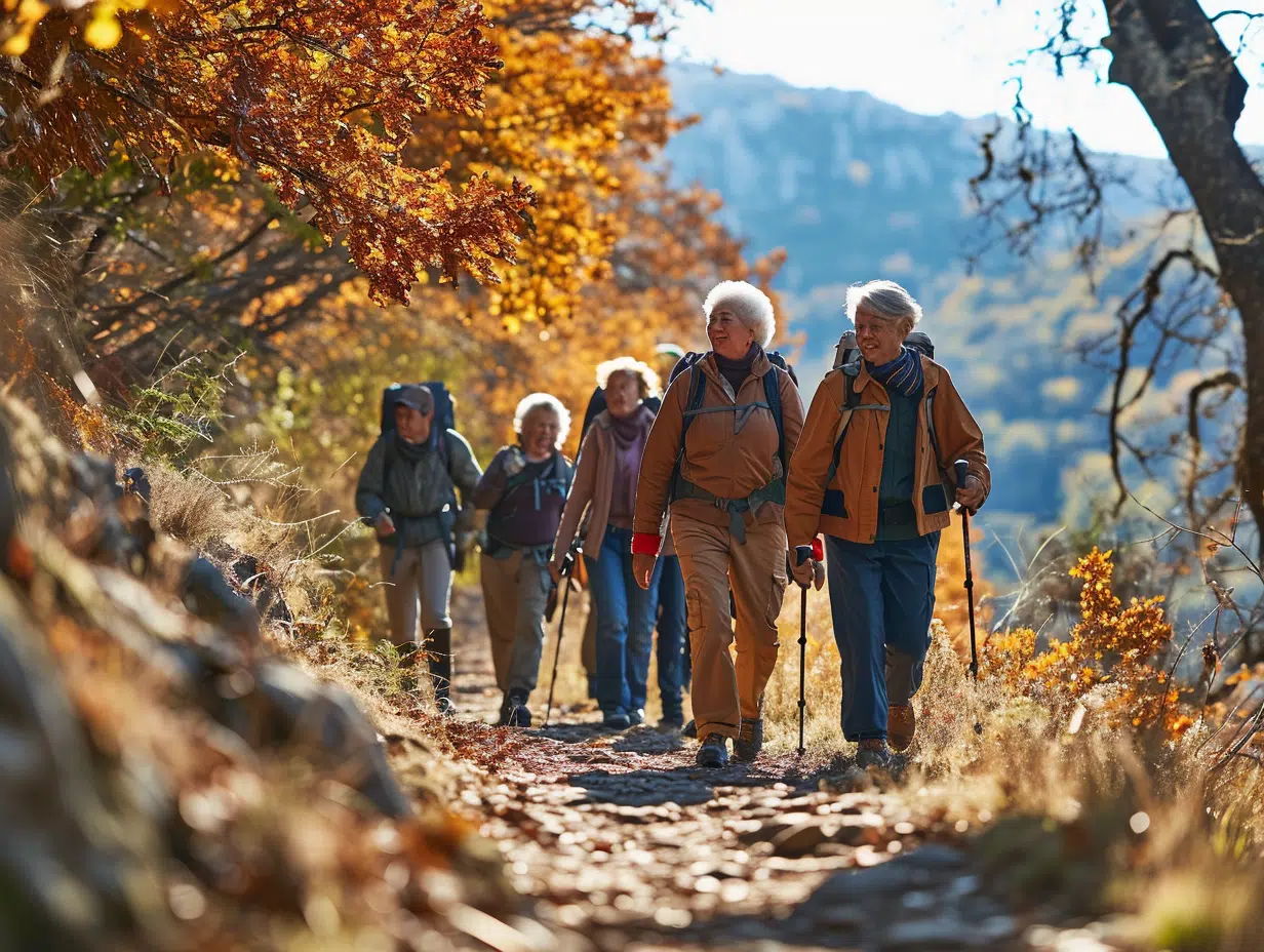 Randonnée pour célibataires seniors : rencontres et aventures en plein air