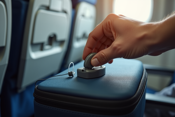 Chargeurs d’appareils auditifs : autorisés dans les avions ?